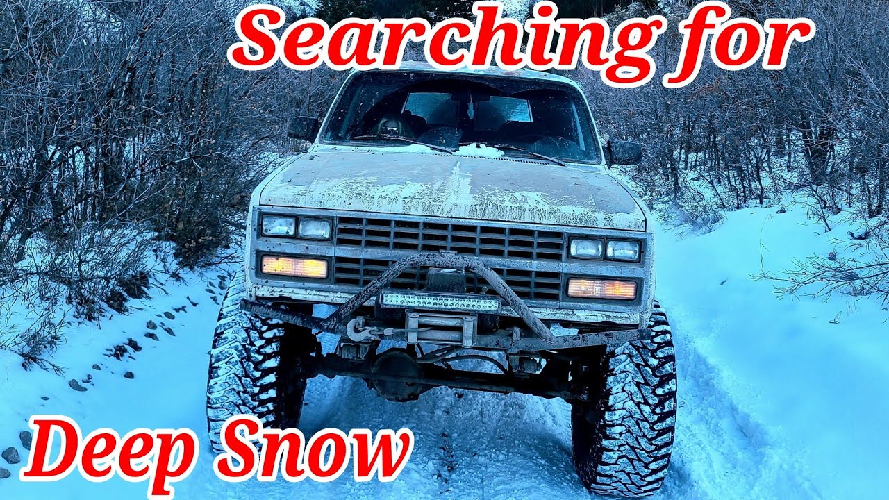 Adventures in The Square Body| Suburban Searching for Deep Snow