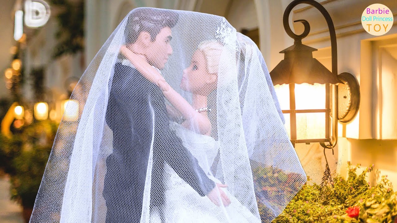 Barbie wedding photos toys, Barbie do styling wedding photos