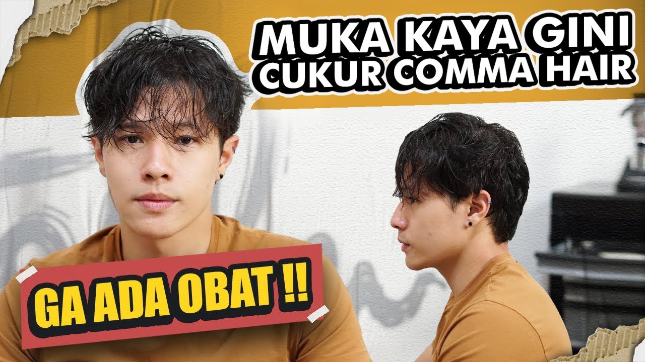 Potong Rambut Model Comma Hair Di Muka Ganteng Jadinya......