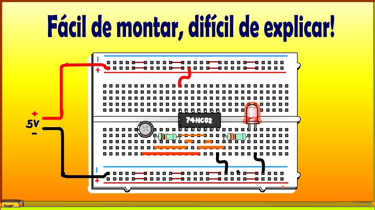 Como fazer um pisca-pisca com portas lógicas bem explicadinho