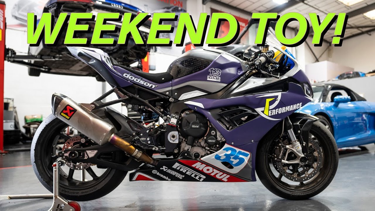 Наш гоночный мотоцикл BMW S1000RR!