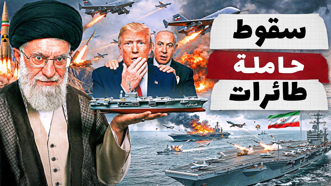 خامنئي يدمر حاملة الطائرات الامريكية .. وترامب يعلنها ايران باتت دولة نووية