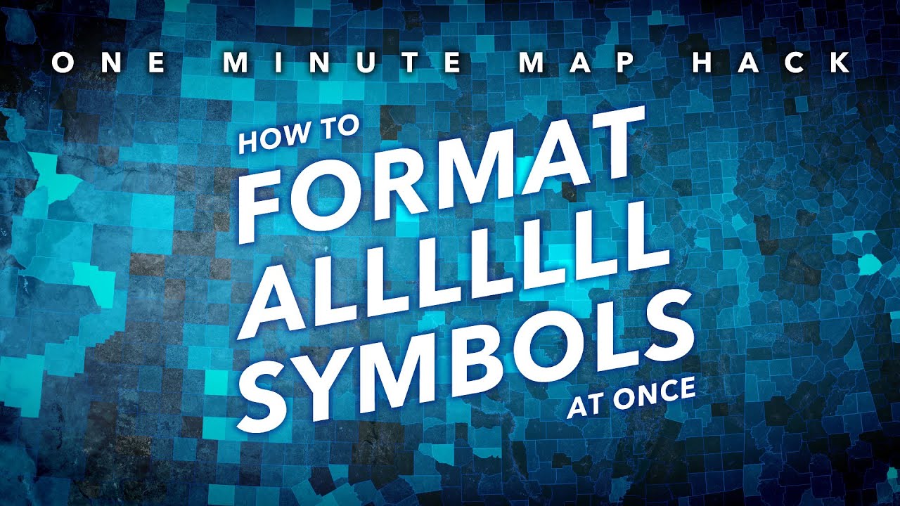 One Minute Map Hack: Change all Polygon Outlines at Once