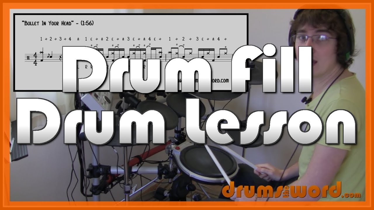 ★ Bullet In Your Head (Rage Against The Machine) ★ Drum Lesson | How To Play Drum Fill (Brad Wilk)