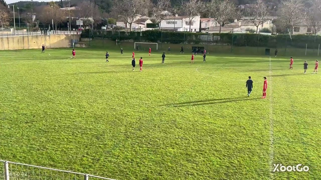 FC TRICASTIN 1 - 2 FCBP U14 3eme mi-temps match amical￼