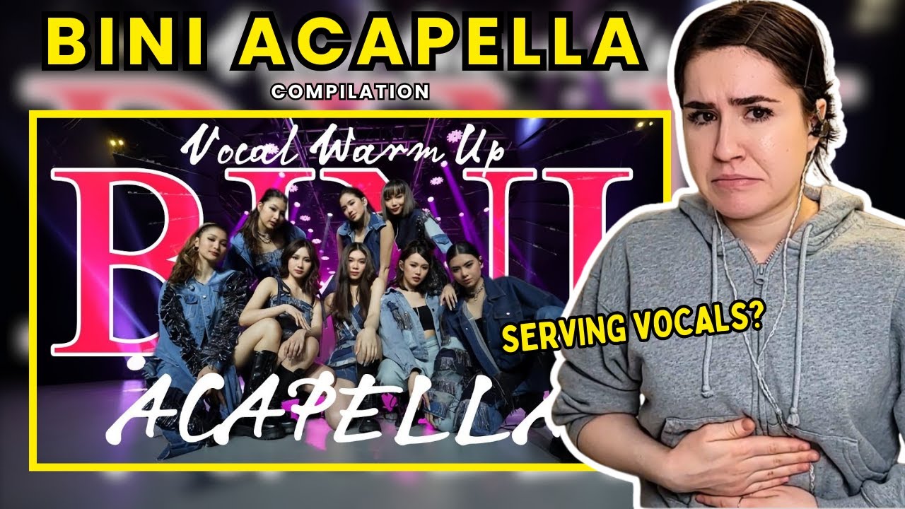 I was starving so I decided to react to BINI Serving ACAPELLA VOCALS reaction