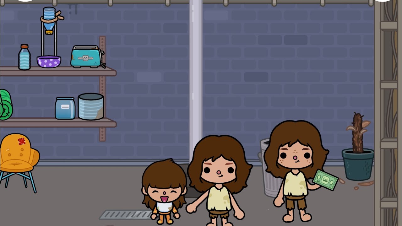 Toca boca #1  (új) a szegény család