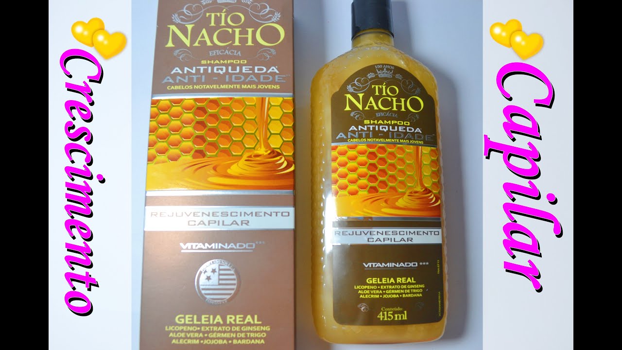 Tio Nacho I Antiqueda I Anti-idade I rejuvenescimento capilar