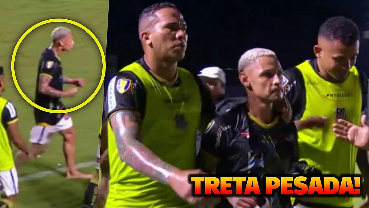 TRETA! Neilton provocou os jogadores do Vasco vs Agua Santa