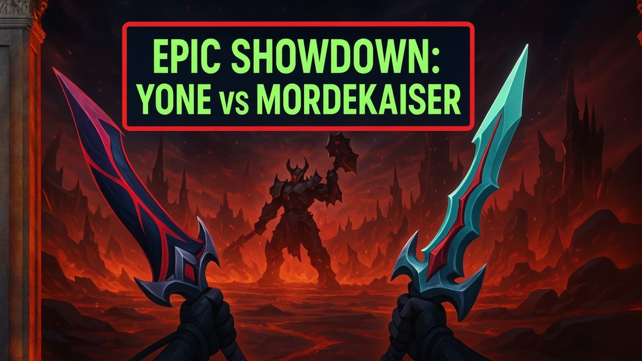 Yone vs Mordekaiser Top Gameplay