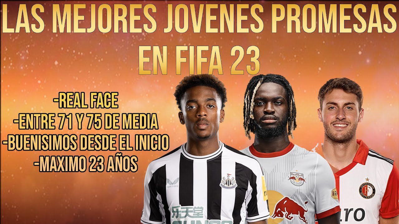 Las mejores joyas con Real Face de FIFA 23. Jóvenes promesas para equipos de 1era (71-75 de media)