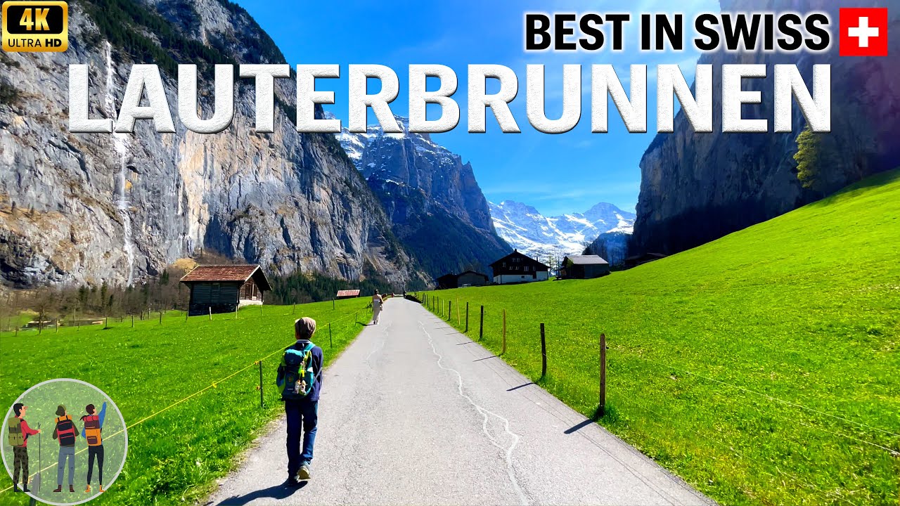 Amazing Walk in Lauterbrunnen Valley 🇨🇭 | Top Things To Do in Lauterbrunnen Switzerland