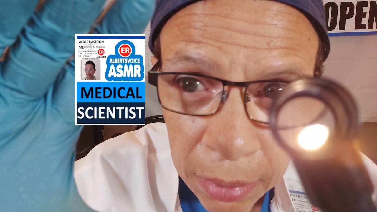 🥼🩺 ASMR Hospital ER Doctor Exam | Cranial Nerve Exam | Full Body Exam