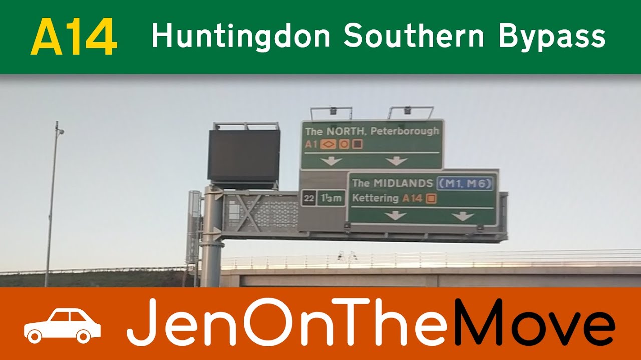 A14 Huntingdon Southern Bypass - open 9th Dec 2019