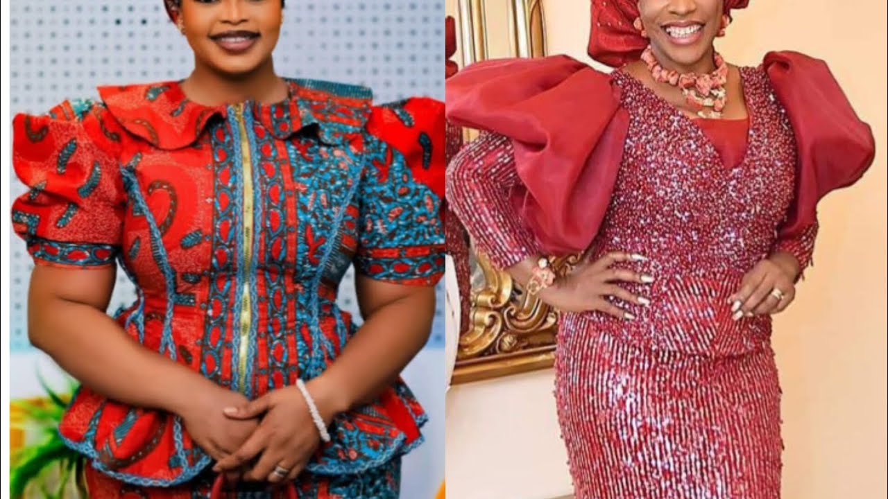 Stylish African Fashion Styles for Beautiful Ladies/New Nigeria Lace Dress Style with Elegant Design