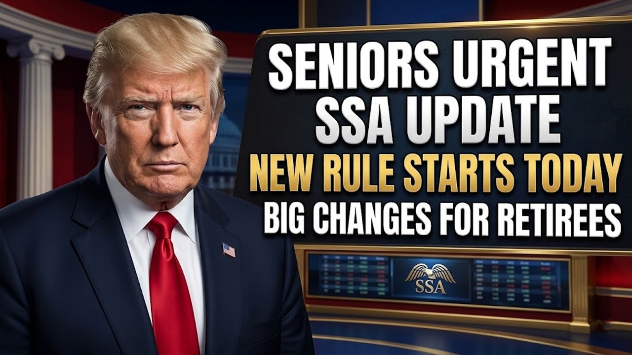 SENIORS: SSA 2026 Rule Change: New SSA Rule Takes Effect Today &ndash; Big Change for Seniors & Retirees