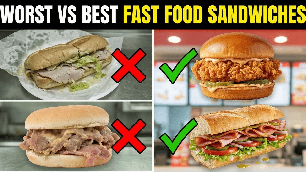 Beyond Subway The 10 Worst Fast Food Sandwiches & The 10 Best