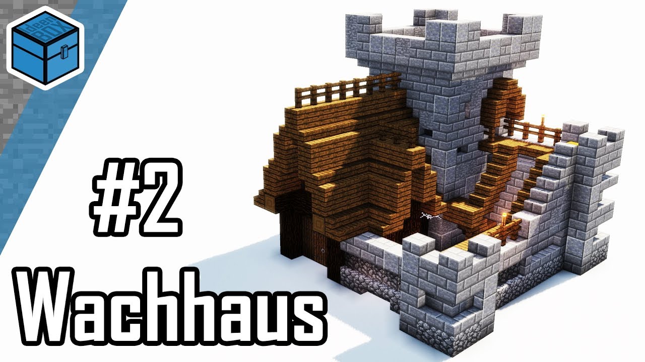 Minecraft Wachhaus bauen | Minecraft kleine Burg bauen deutsch | Teil 2/2