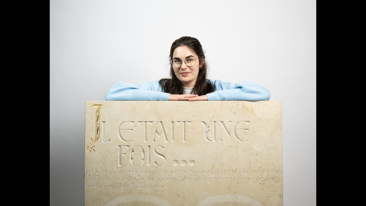 Lisa Heinimann, Sculpture sur Pierre – Il était une fois une écriture oubliée : la Caroline