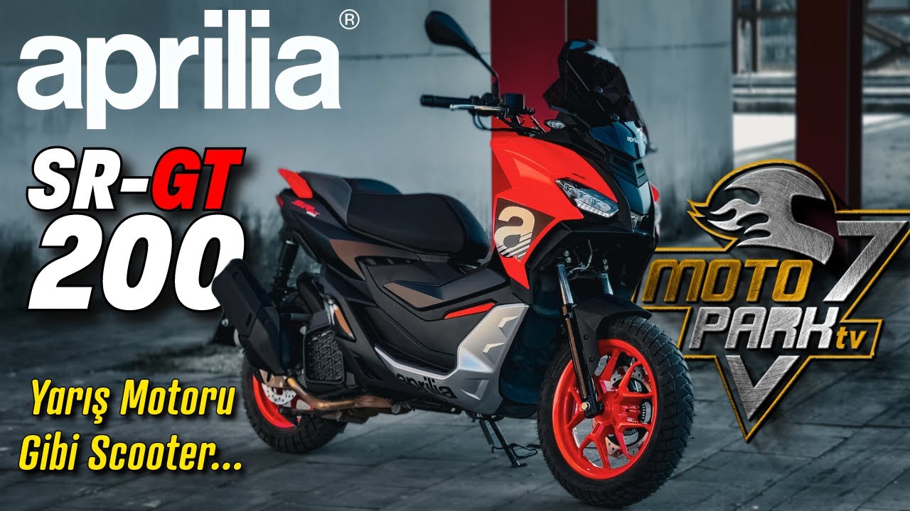 Süper Sport Gibi Scooter !! / Aprilia SR-GT 200 İncelemesi