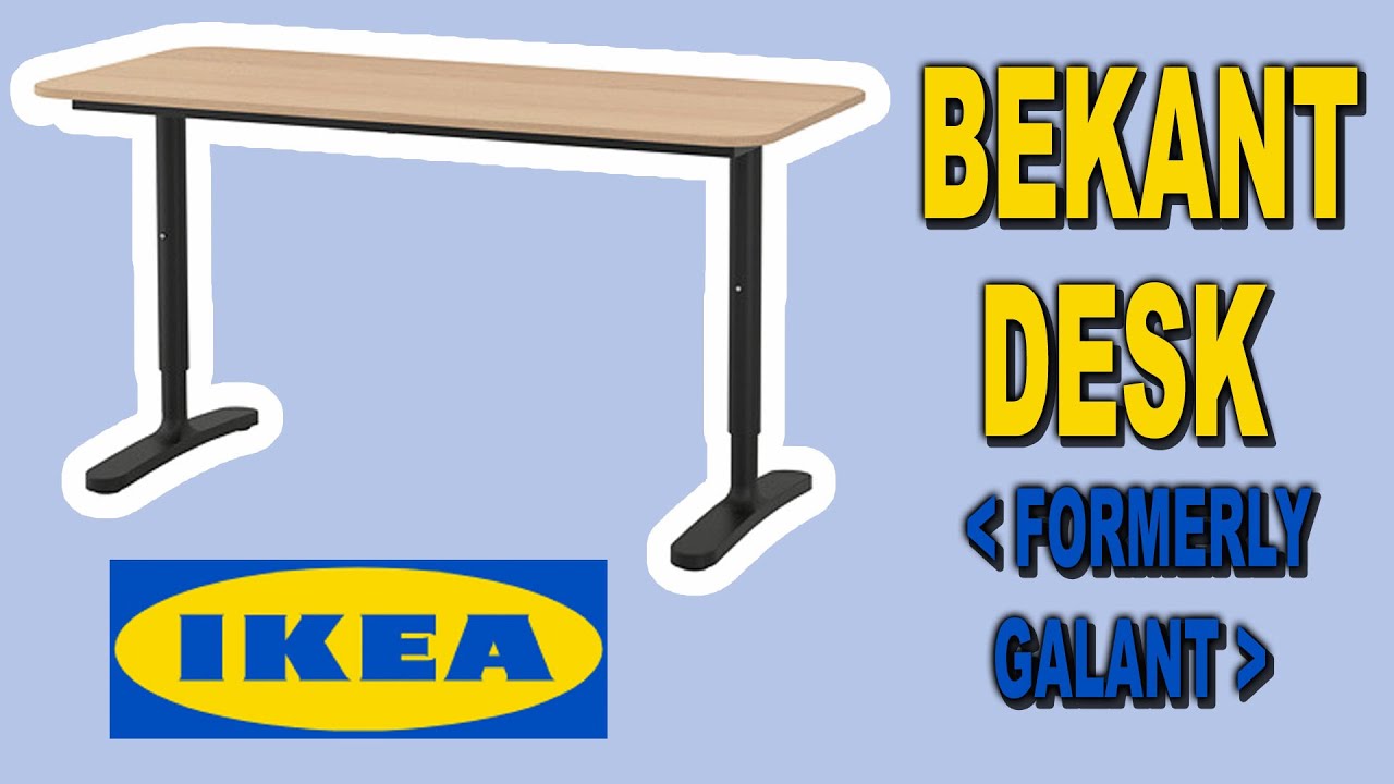 IKEA Bekant Desk + Galant Assembly & Review | Clueless Dad
