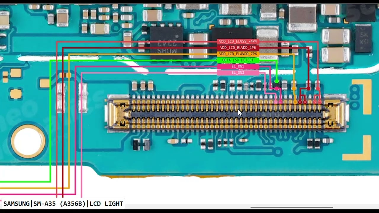 Samsung A35 Lcd Light ways