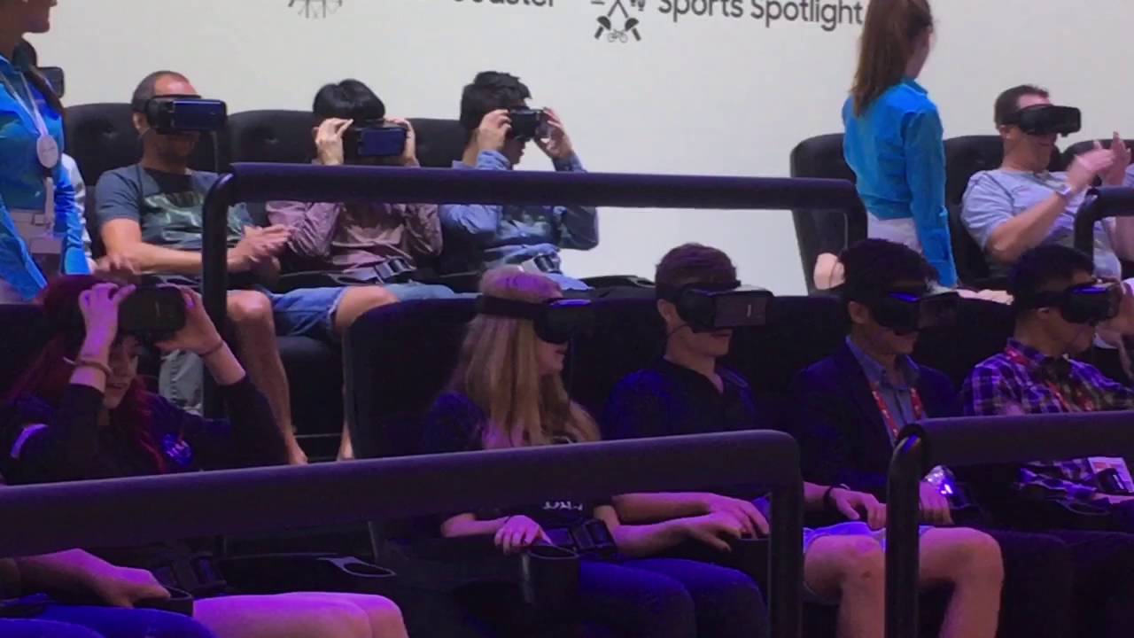 Samsung Gear VR 4D Theatre Roller Coaster At IFA 2016
