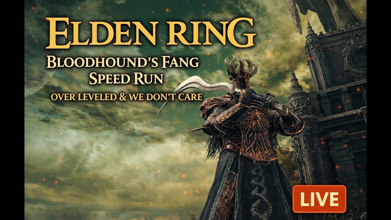 Elden Ring Bloodhound’s Fang Speedrun Continued(vertical)