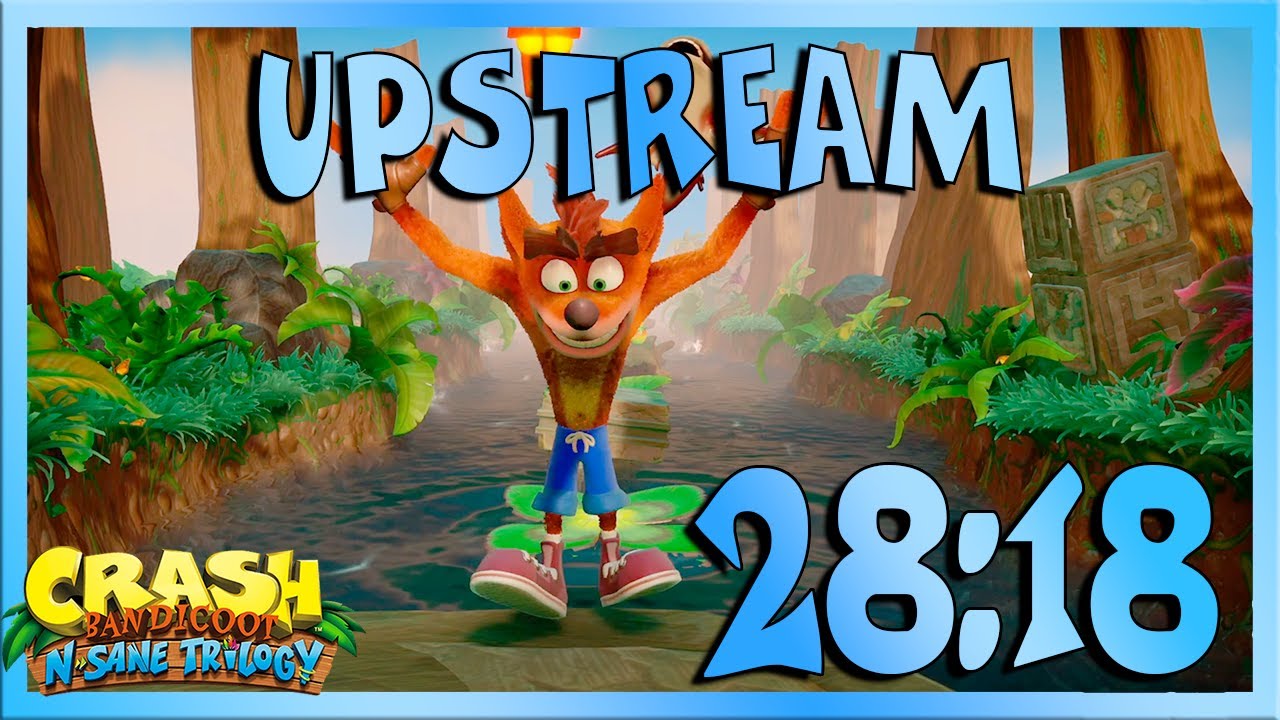 Upstream Time Trial in 28s 180ms (Current World Record) | Crash N. Sane Trilogy