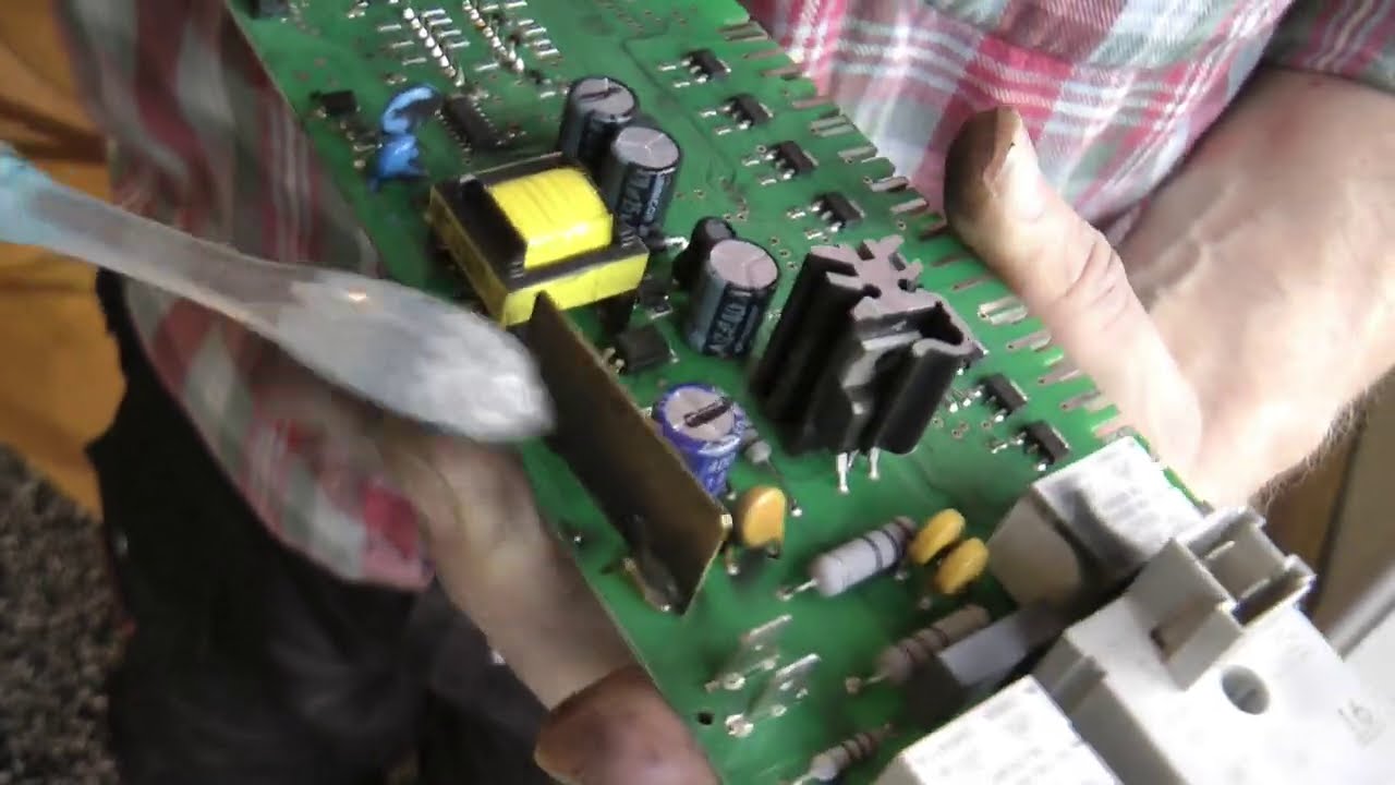 NEFF Washer Dryer runs cold on drying cycle diagnostics and repair, condenser clean and service