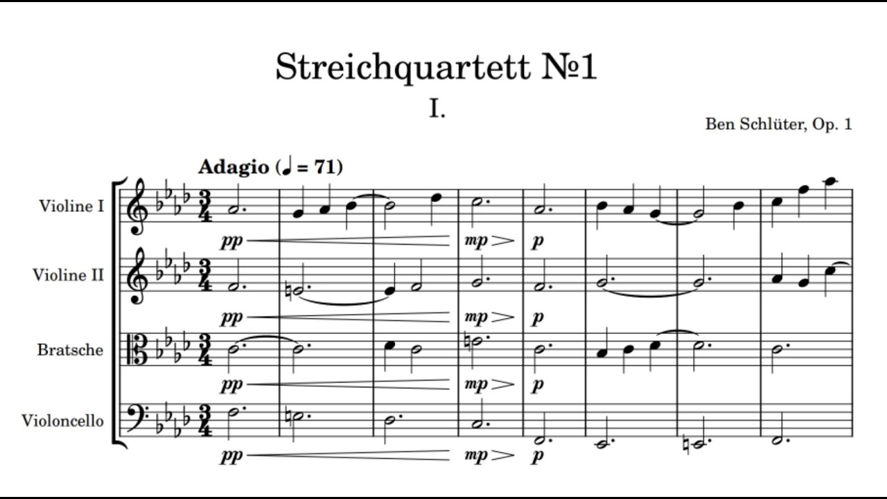 String Quartet No. 1