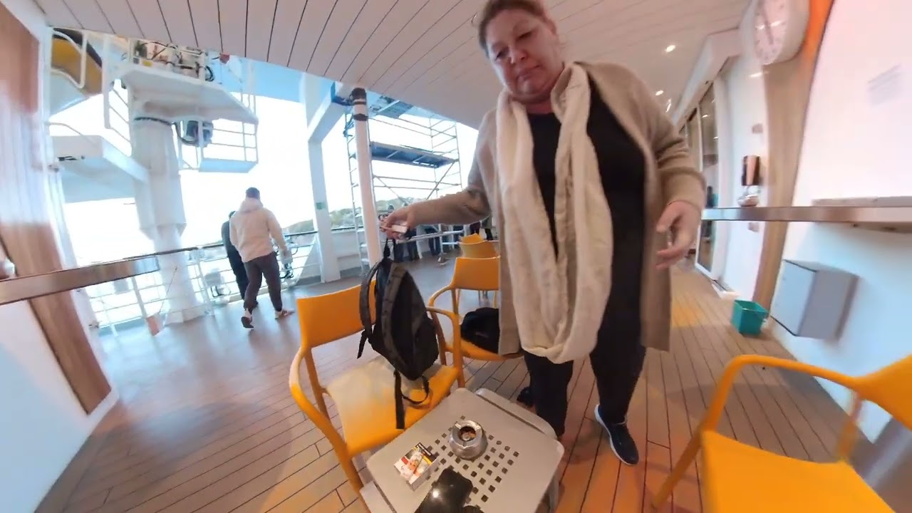 Norwegen Fjorde 3 AIDAperla Tag 10 Auslaufen Kristiansand 2023 10 18