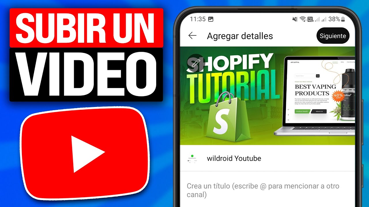 C&oacute;mo Subir un Video a YouTube Correctamente (2026) Desde el Celular✅