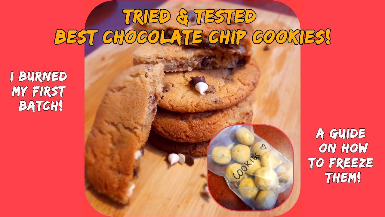 TRIED & TESTED BEST CHOCOLATE CHIP COOKIES AT HOME!  Frozen Cookies | Chewy | Easy | Delicious