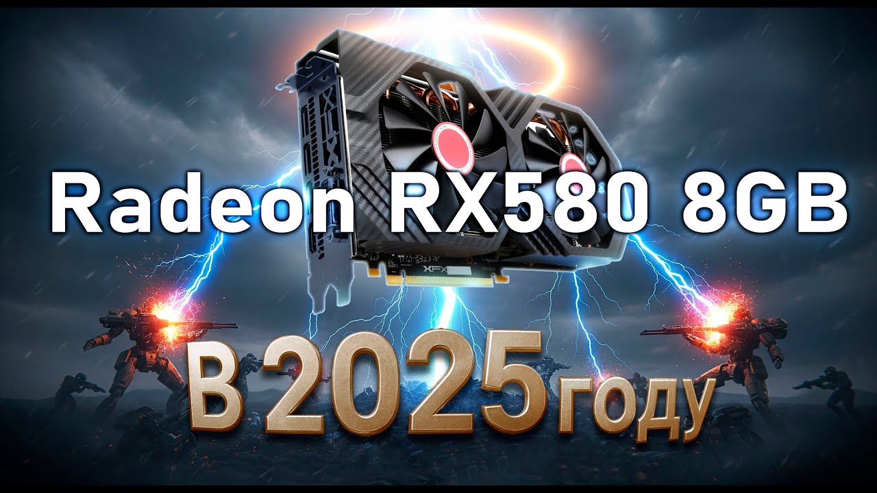 Тащит ли RX580 в конце 2025 года?