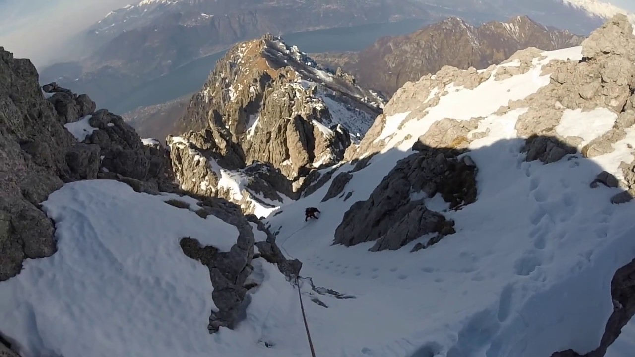 Grignetta - Cresta Segantini invernale