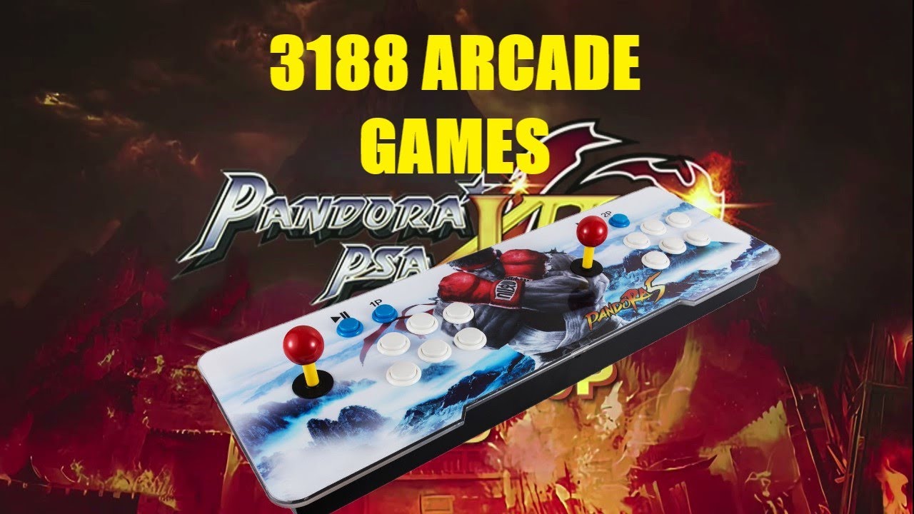 Pandora Box 3188 Arcade Games - Unboxing & Test
