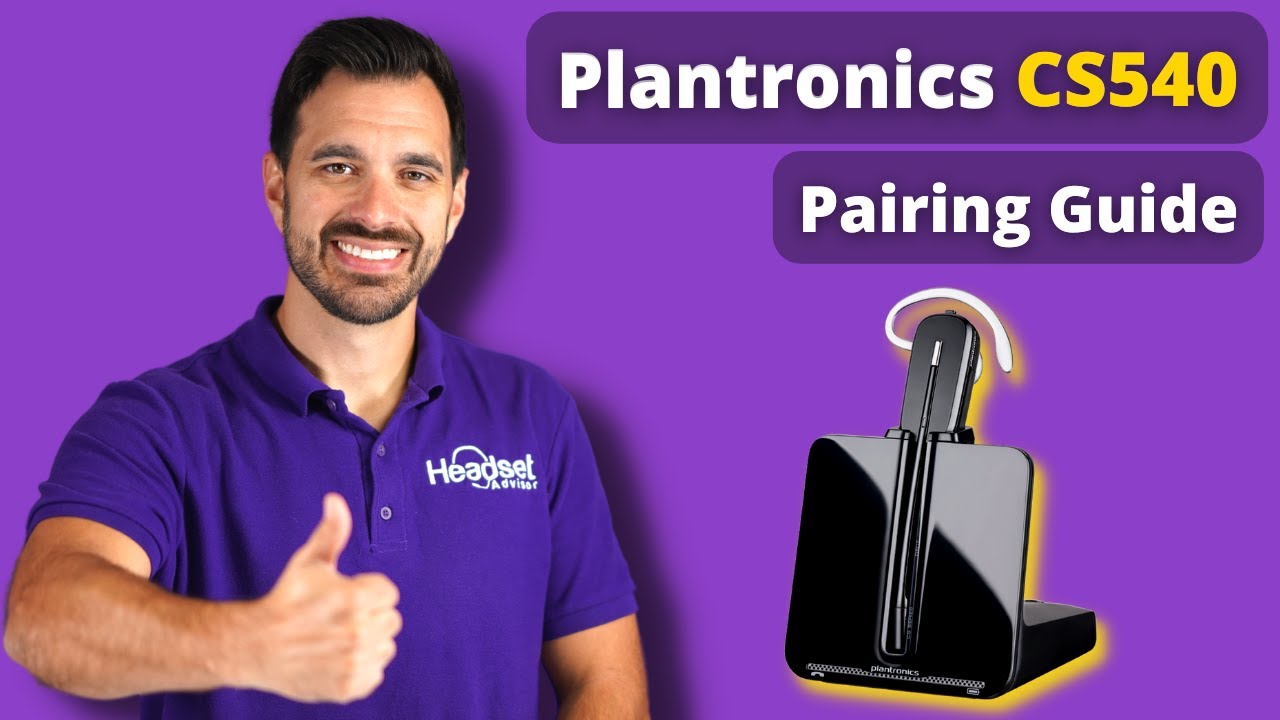 Руководство по сопряжению Plantronics CS540