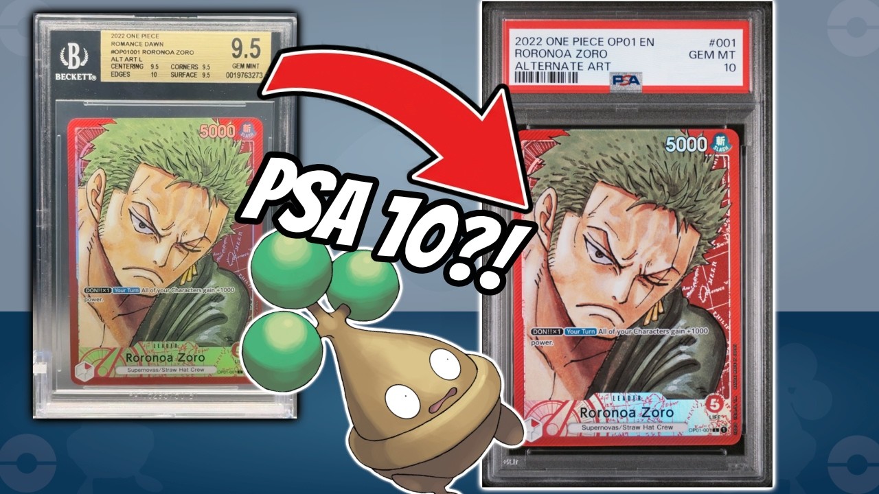 Я отправил 20 карт ONE PIECE с оценкой BGS 9.5 в PSA&hellip; Результаты меня шокировали