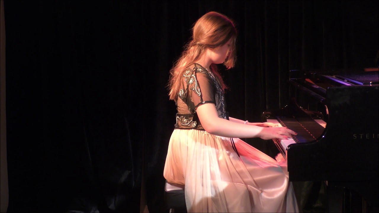 Gabriella Sabbah (10) at Piano Forum competition 2020