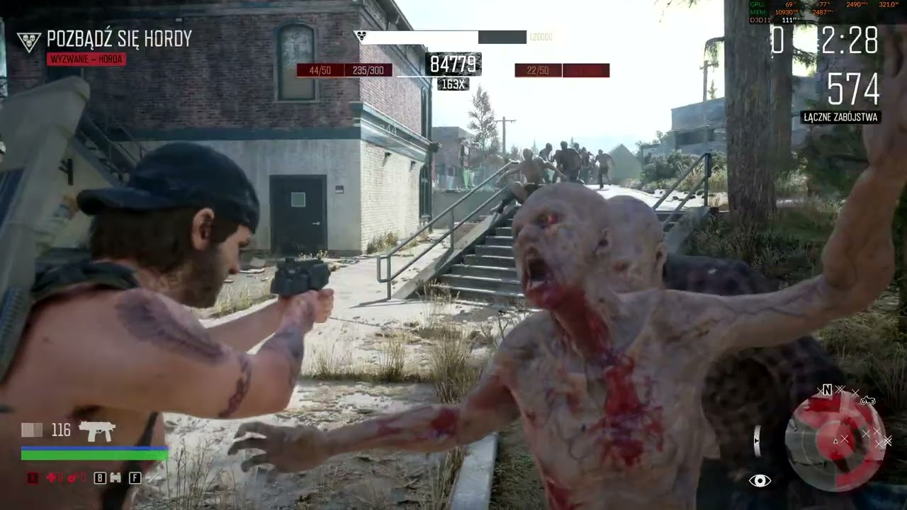 Days Gone - Wyzwanie: Otoczony - Złoto
