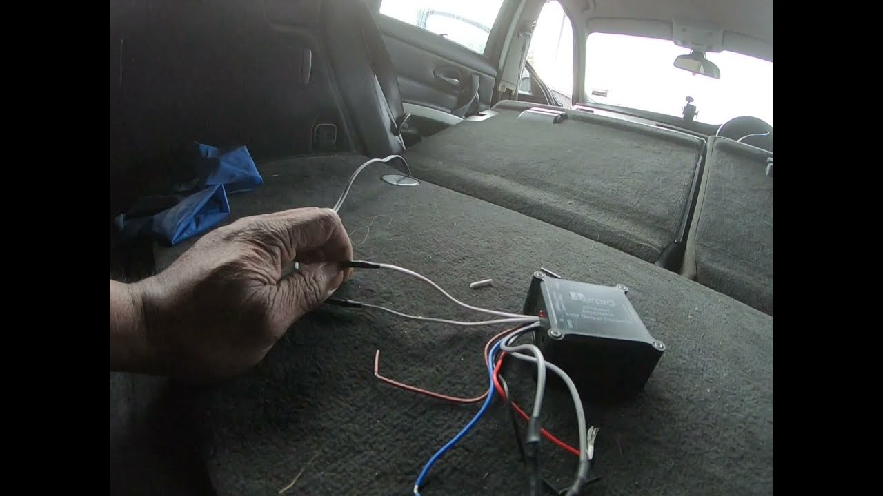 Installing a Sub and AMP in BMW E91 with no stock amp