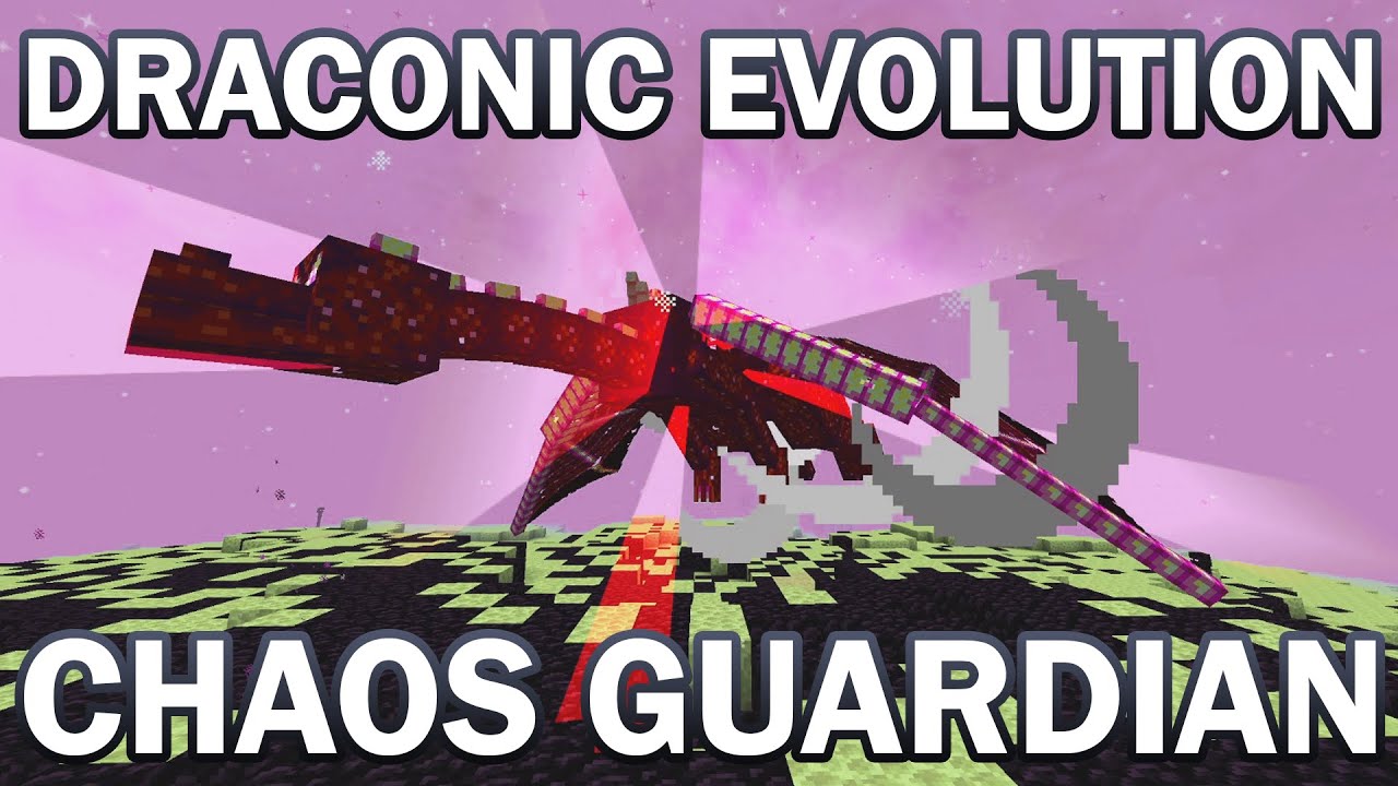 РУКОВОДСТВО ПО БОРЬБЕ С БОССОМ ХРАНИТЕЛЕМ ХАОСА - МОД DRACONIC EVOLUTION MINECRAFT 1.16.5