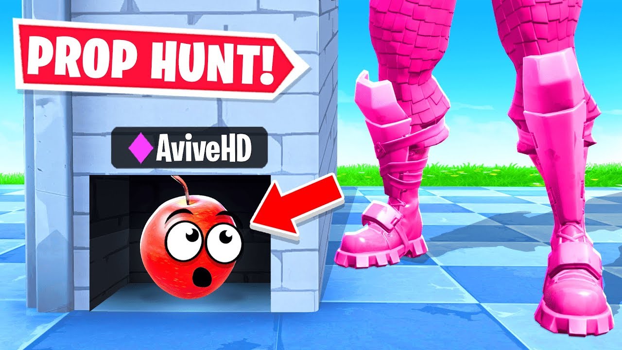 Die LUSTIGSTEN PROP HUNT Verstecke in FORTNITE! (8000 IQ)