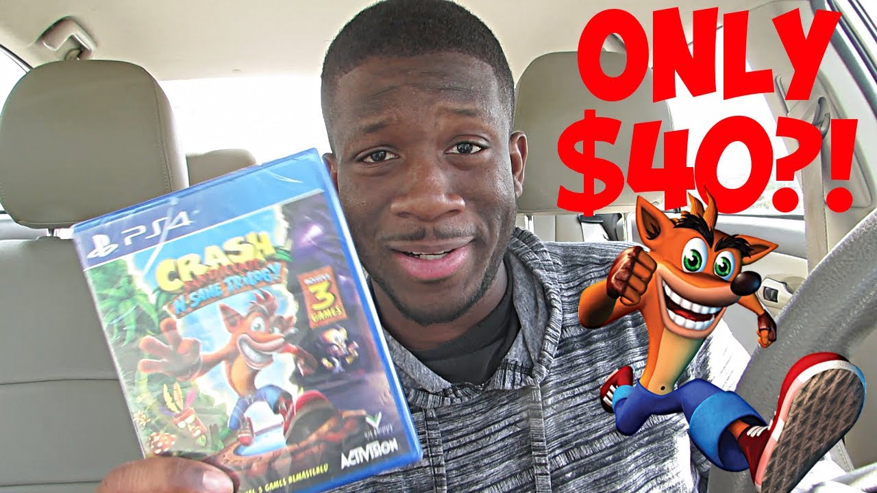 Crash Bandicoot N. Sane Trilogy Unboxing - $40 Bucks Ain't Never Looked SO GOOD!!!