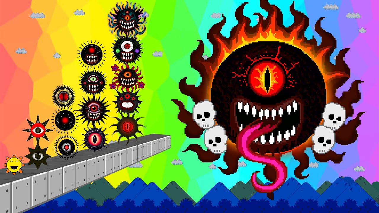 Mario vs Suika | Can Mario ESCAPE the Evolution of Mr. Sun Sprunki OC | New Phase 36