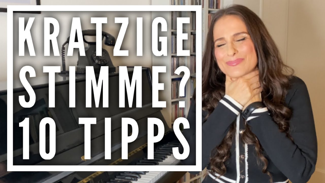 Kratzige Stimme – Was tun? 10 Tipps für eine klare, gesunde Stimme