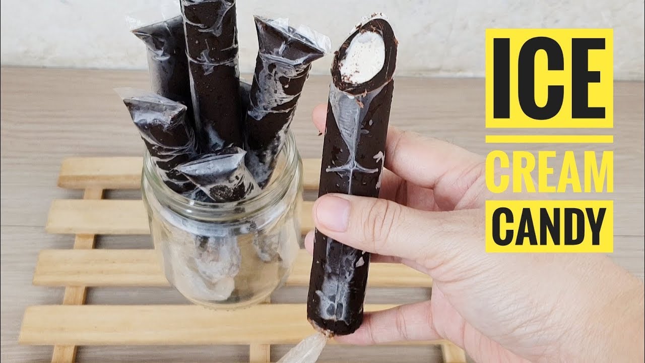 Ice Cream Candy with Magic Shell | Ice Cream Candy recipe | Ice Candy recipe (summer recipe)