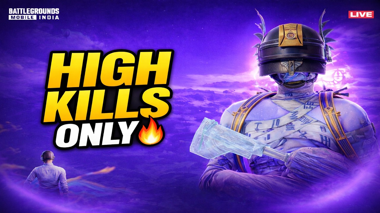 BGMI LIVE 🔴 HIGH KILLS ONLY 😈 #shortsfeed #live #bgmi #bgmilive #pubgmobile