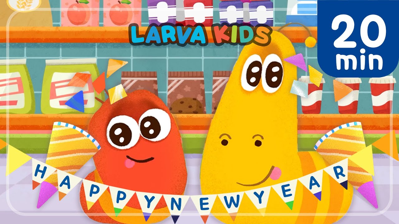 [20min+]  Going to Market and More! | Popular Compilation | Kids Nurseryrhyme | LarvaKids Official